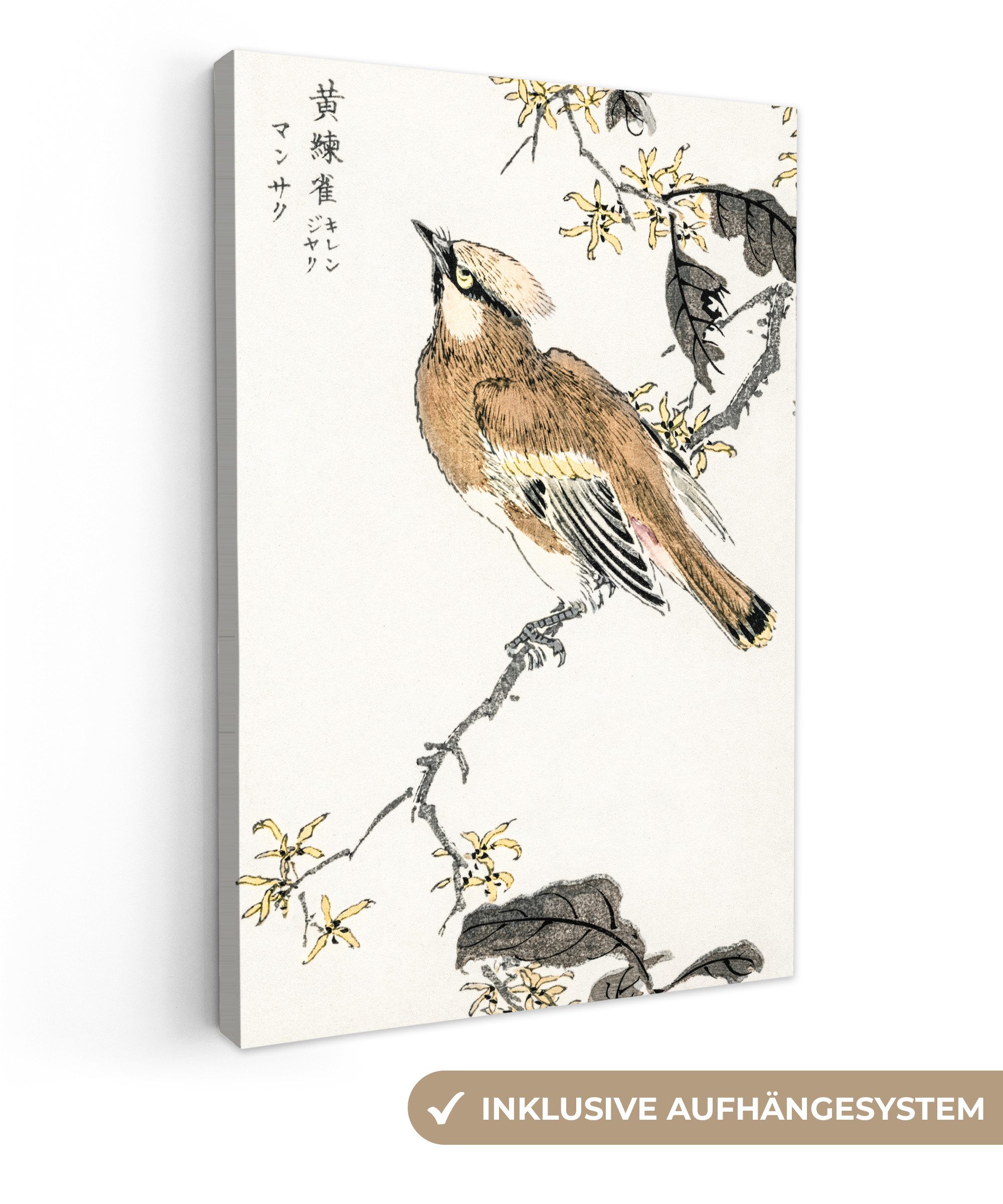 OneMillionCanvasses® Leinwandbild Vogel - Baum - günstig online kaufen