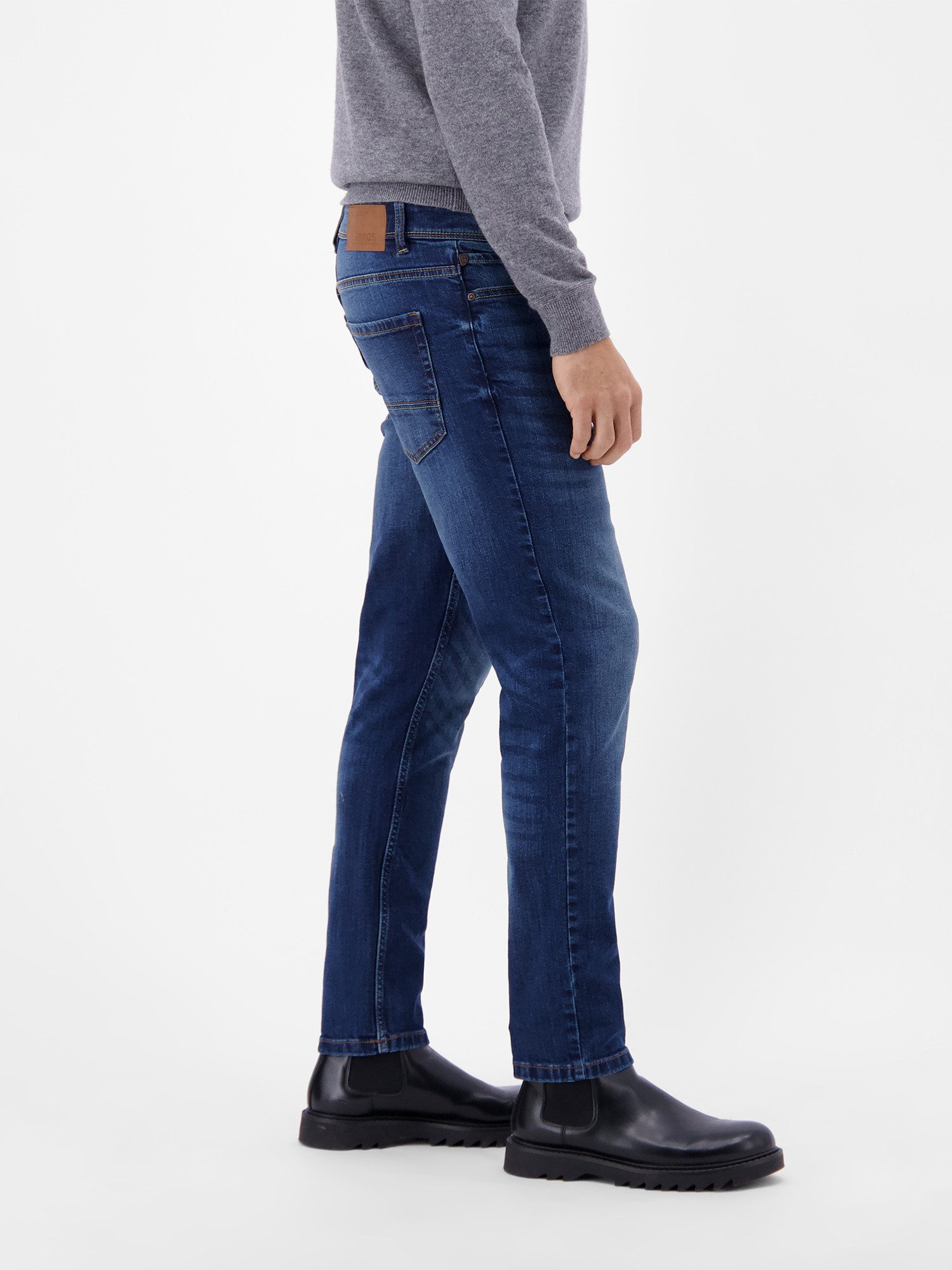 LERROS Slim-fit-Jeans CONLIN 5-Pocket Stretch-Denim, SLIM FIT, unifarben – Bild 3 von 5