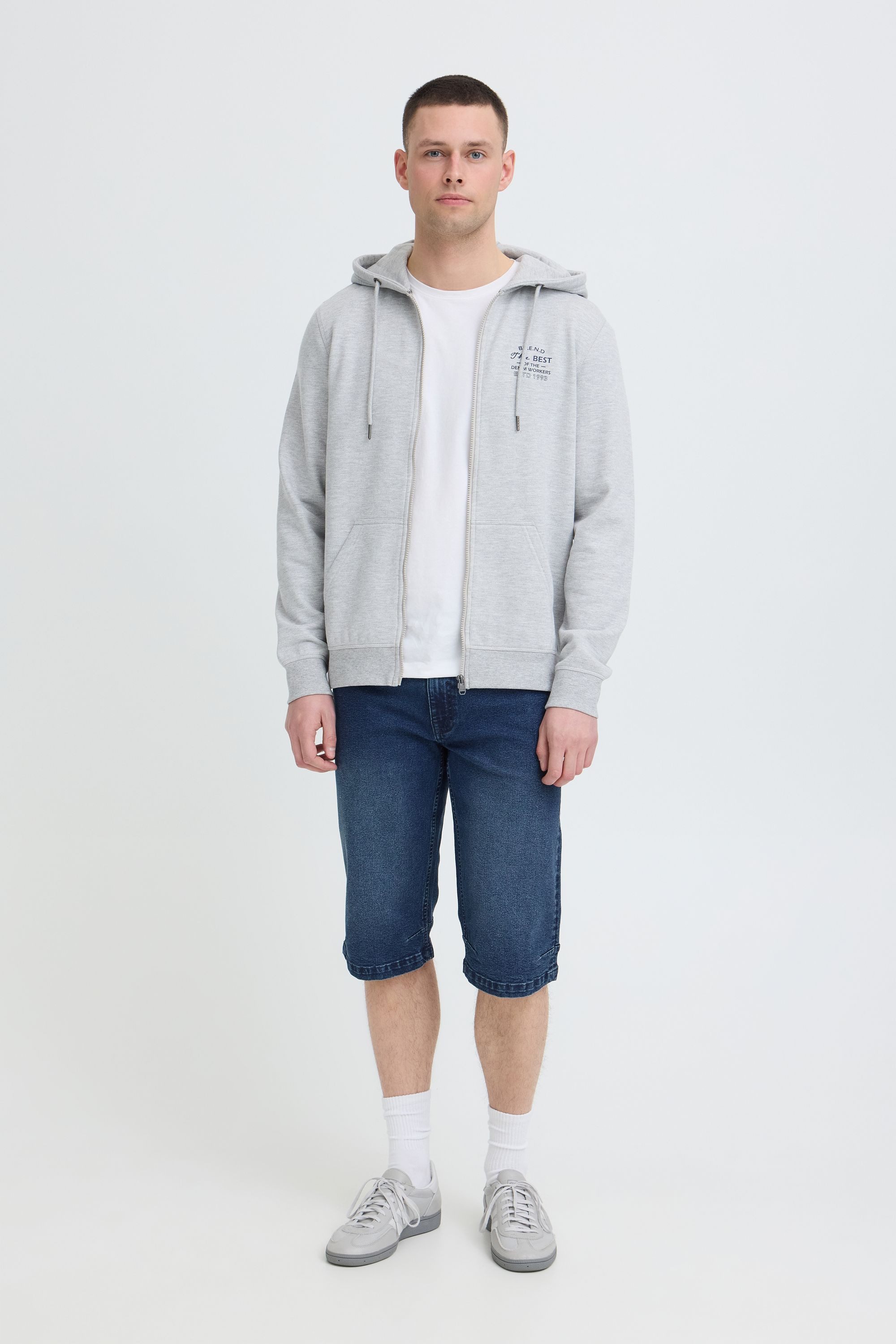 Blend Bermudas BHZinor Klassische Jeans Caprihose im 5-Pocket-Stil