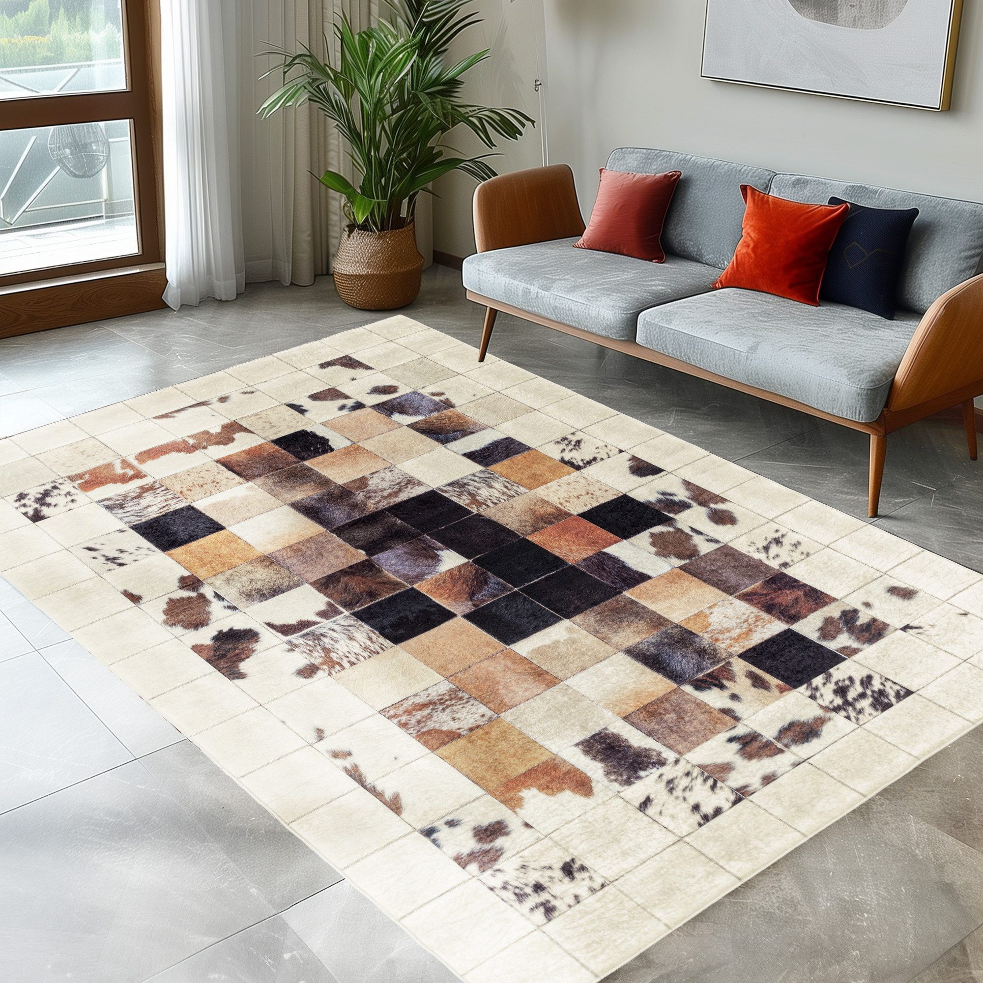 Carpettex Designteppich Patchwork Design, Läufer, Höhe: günstig online kaufen