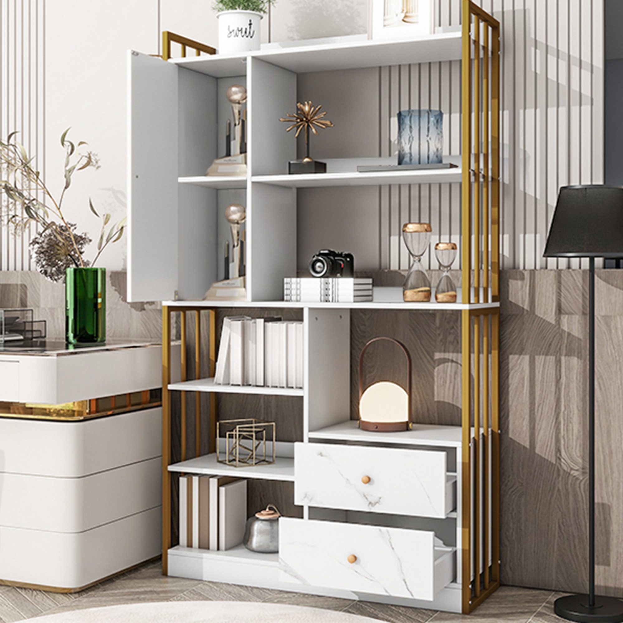 TavilaEcon Bücherregal mit 1 Türen und günstig online kaufen