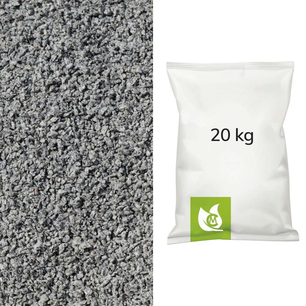 CM-Gartendesign Stein Passauer Granit Splitt, (2/5mm, grau), 20kg