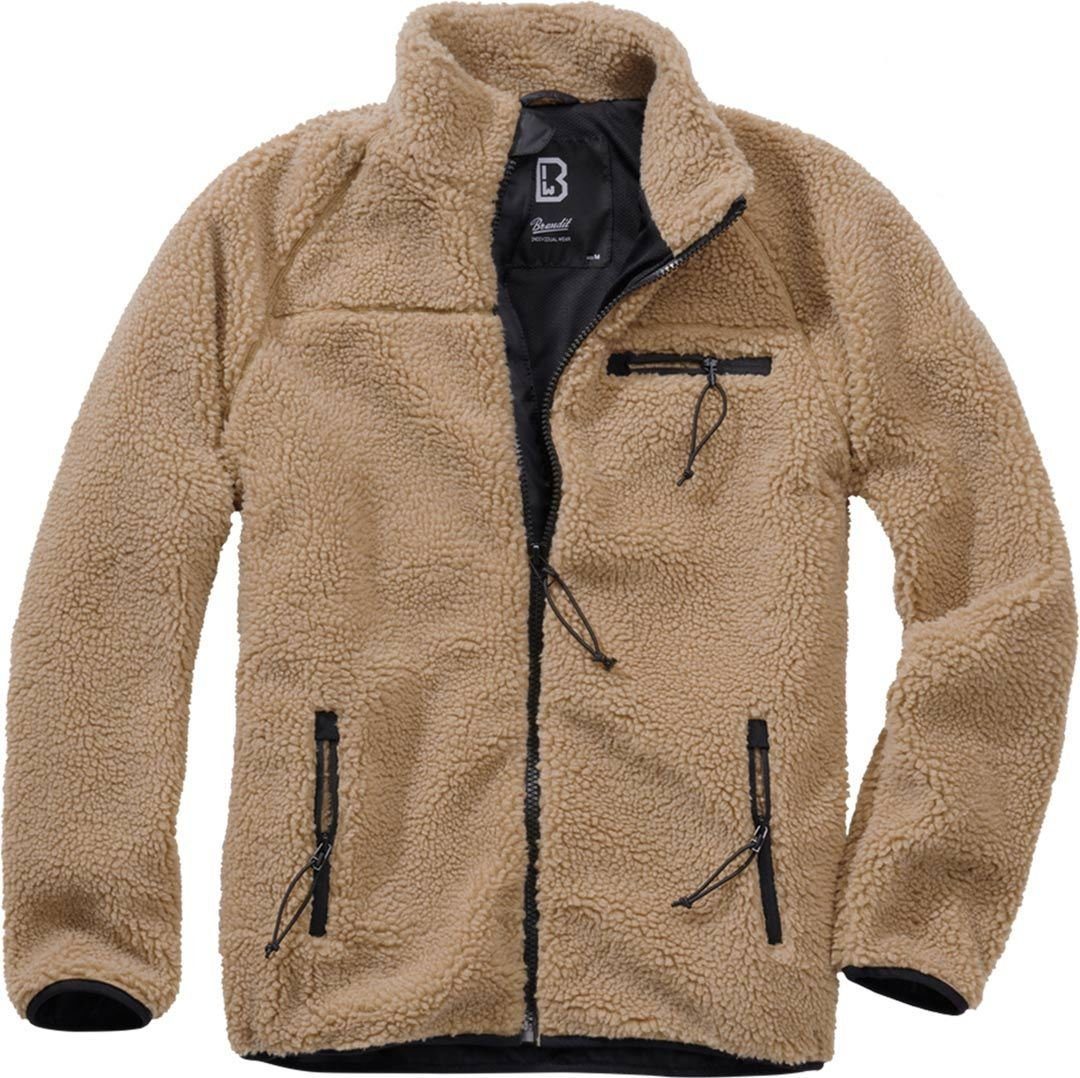 Brandit Motorradjacke Teddyfleece Jacke Atmungsaktiv reißverschluss günstig online kaufen