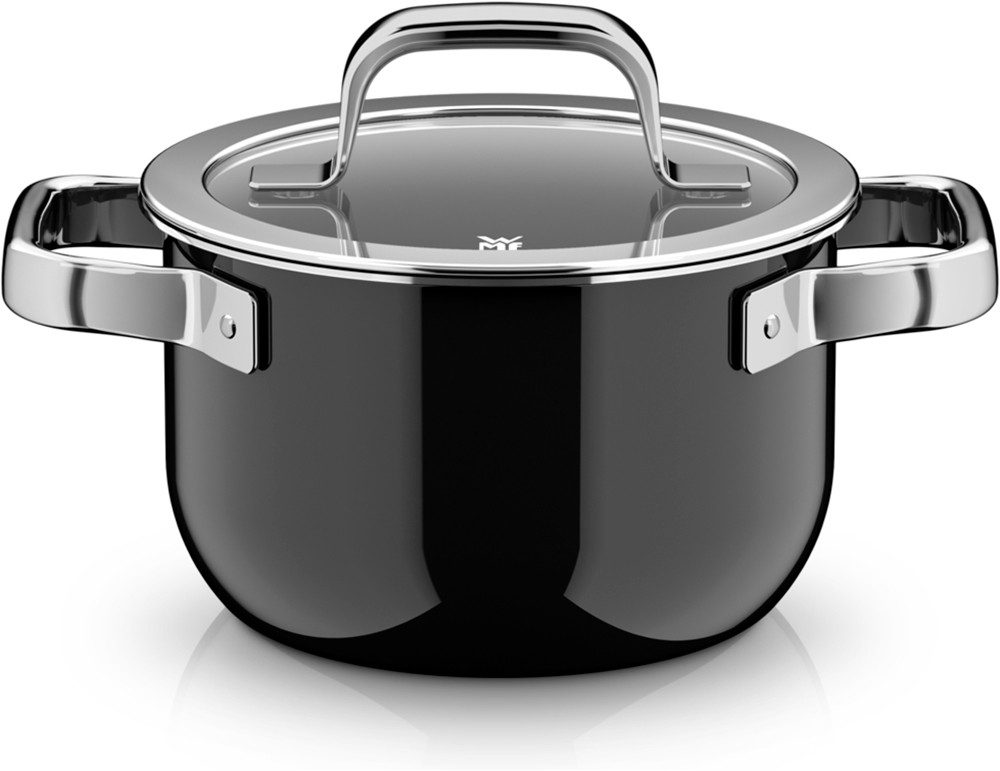 WMF Kochtopf Fusiontec Mineral Pro, Glas, Edelstahl (1-tlg), kratzfeste Oberfläche, wärmereduzierende Hohlgriffe, Made in Germany