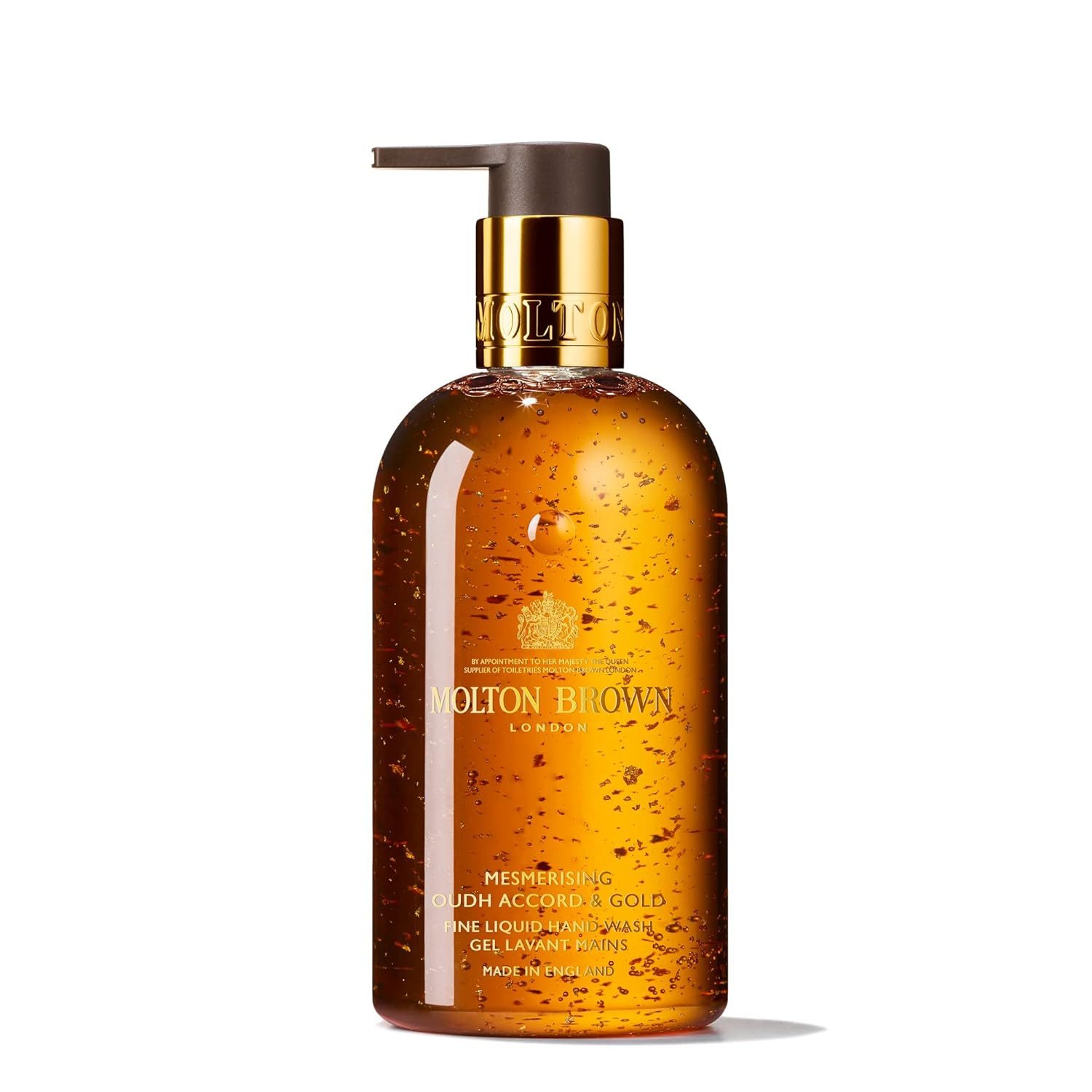 MOLTON BROWN Handseife Mesmerising Oudh Accord & Gold edle Handseife 300 ml, 1-tlg.