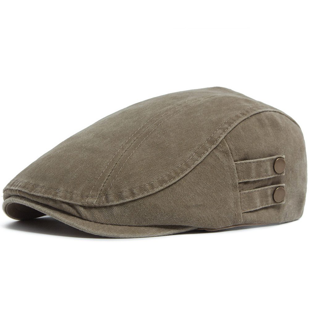 Flat Cap Herren Flatcap Schirmmütze Driving Cabbie Jagd Flatcap Newsboy Cap
