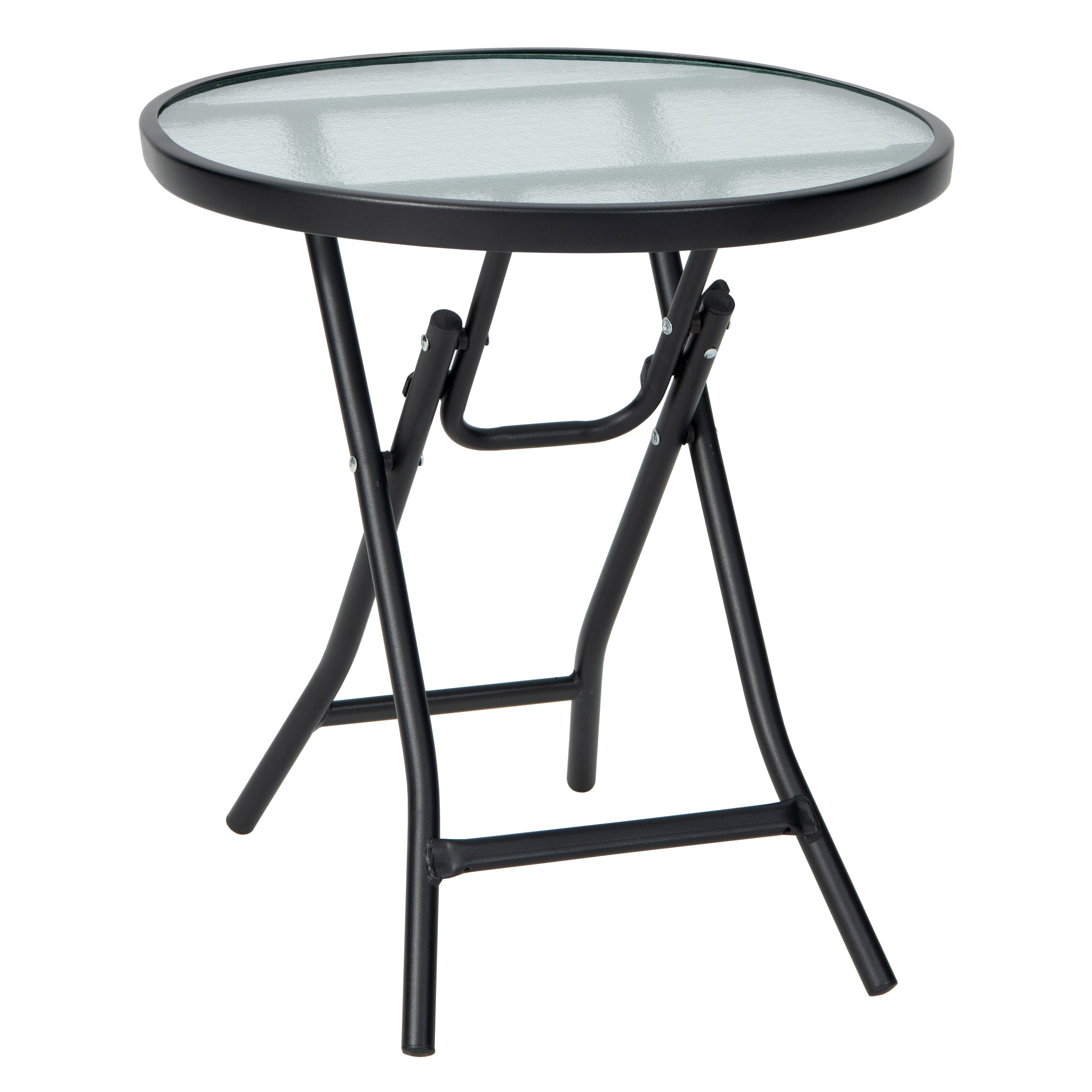 COSTWAY Bistrotisch Gartentisch, rund, φ46 cm, günstig online kaufen
