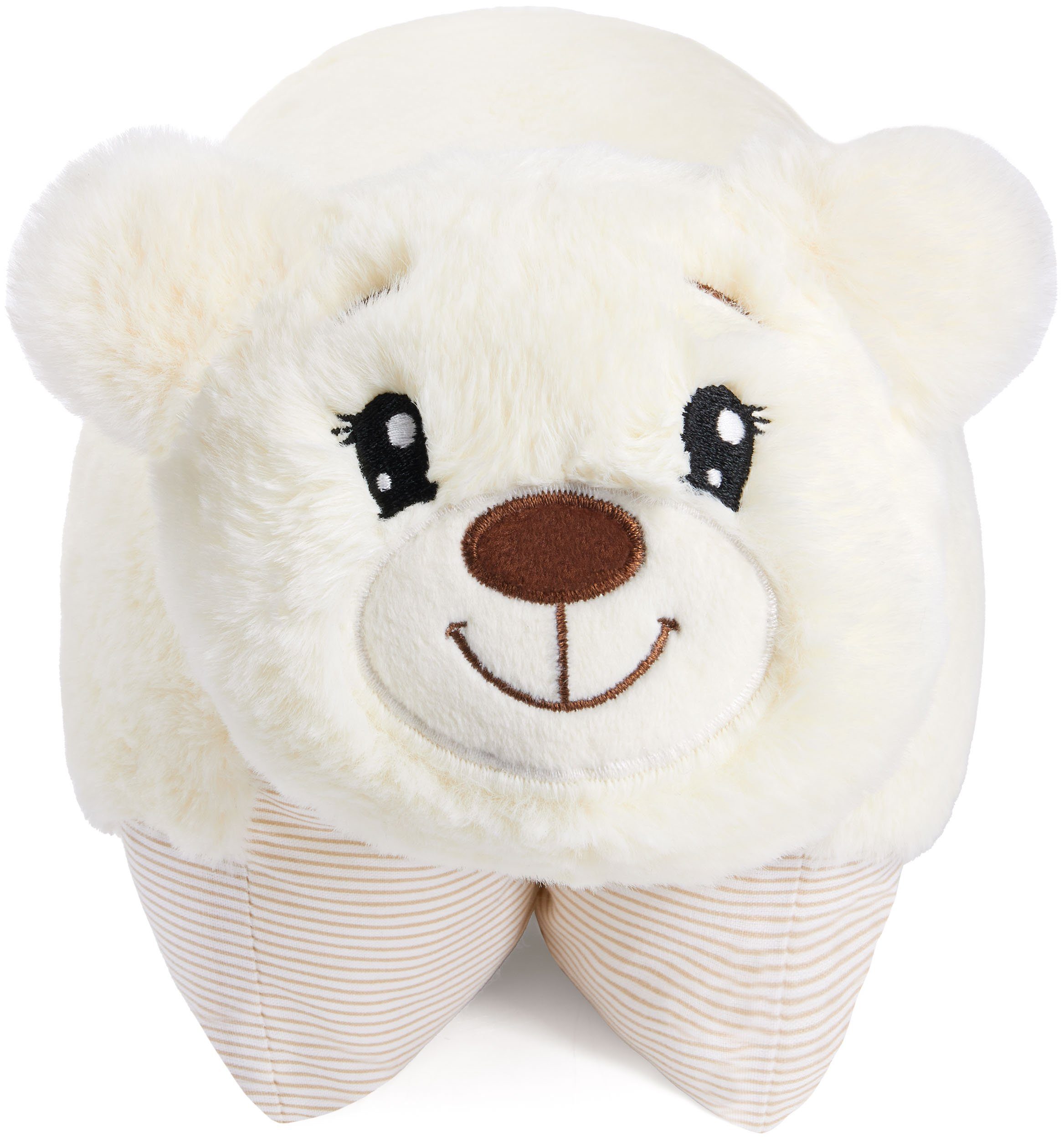 BRUBAKER Kuscheltier Kissen Bär - 2 in 1 Teddybär und Kuschelkissen - 40 x günstig online kaufen