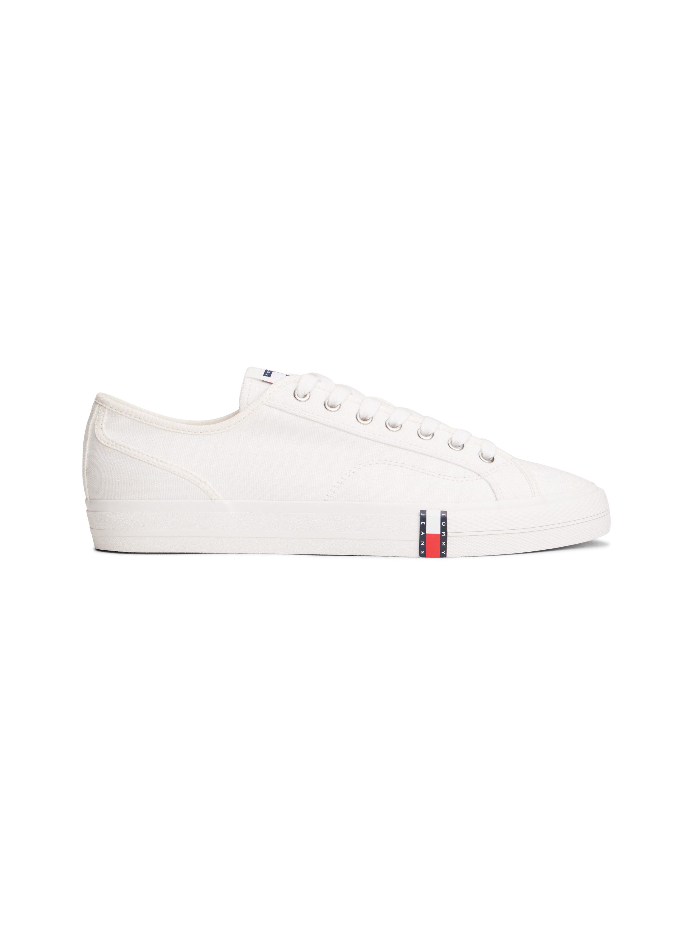 Tommy Jeans ARCHIVE VULC Y2K Sneaker Freizeitschuh, Halbschuh, Schnürschuh mit Logoflagge im Plateau