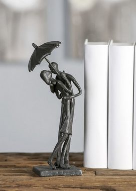GILDE Dekoobjekt, Tolle Design Figur Skulptur mit Spruch und Weisheit UMBRELLA