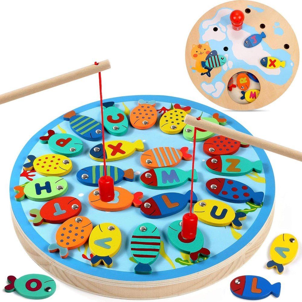 Lernspielzeug Lewo Magnet-Angelspiel: Lernspaß für Kleinkinder bei Otto.de! (Lernspielzeug-Set, 29-St., Lewo Magnet-Angelspiel von Muwanzi), Lehrreiches Spielzeug: Kreativer Spielspaß für Kinder ab 3 Jahren.