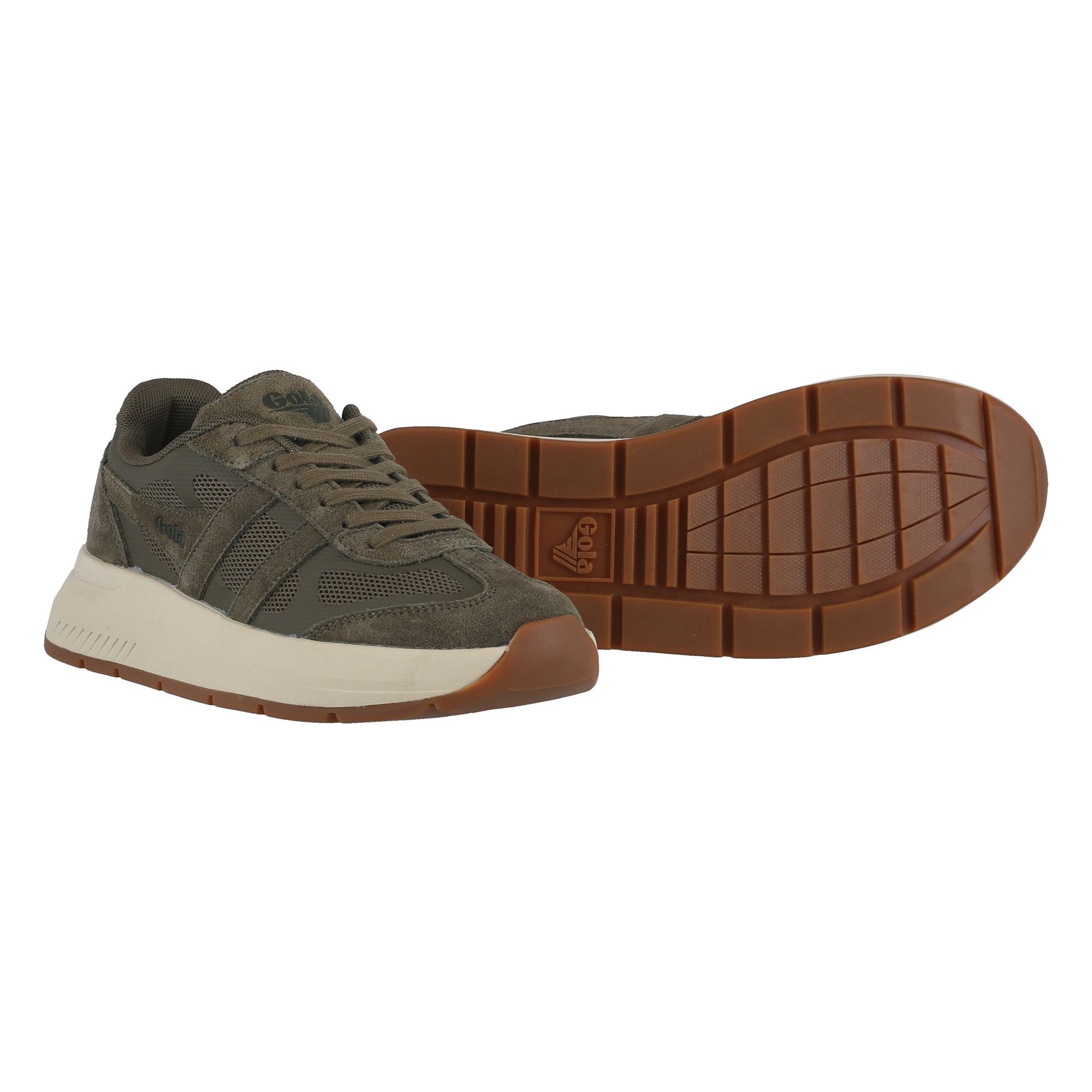 Gola Seattle (Veloursleder) khaki Damen Sneaker