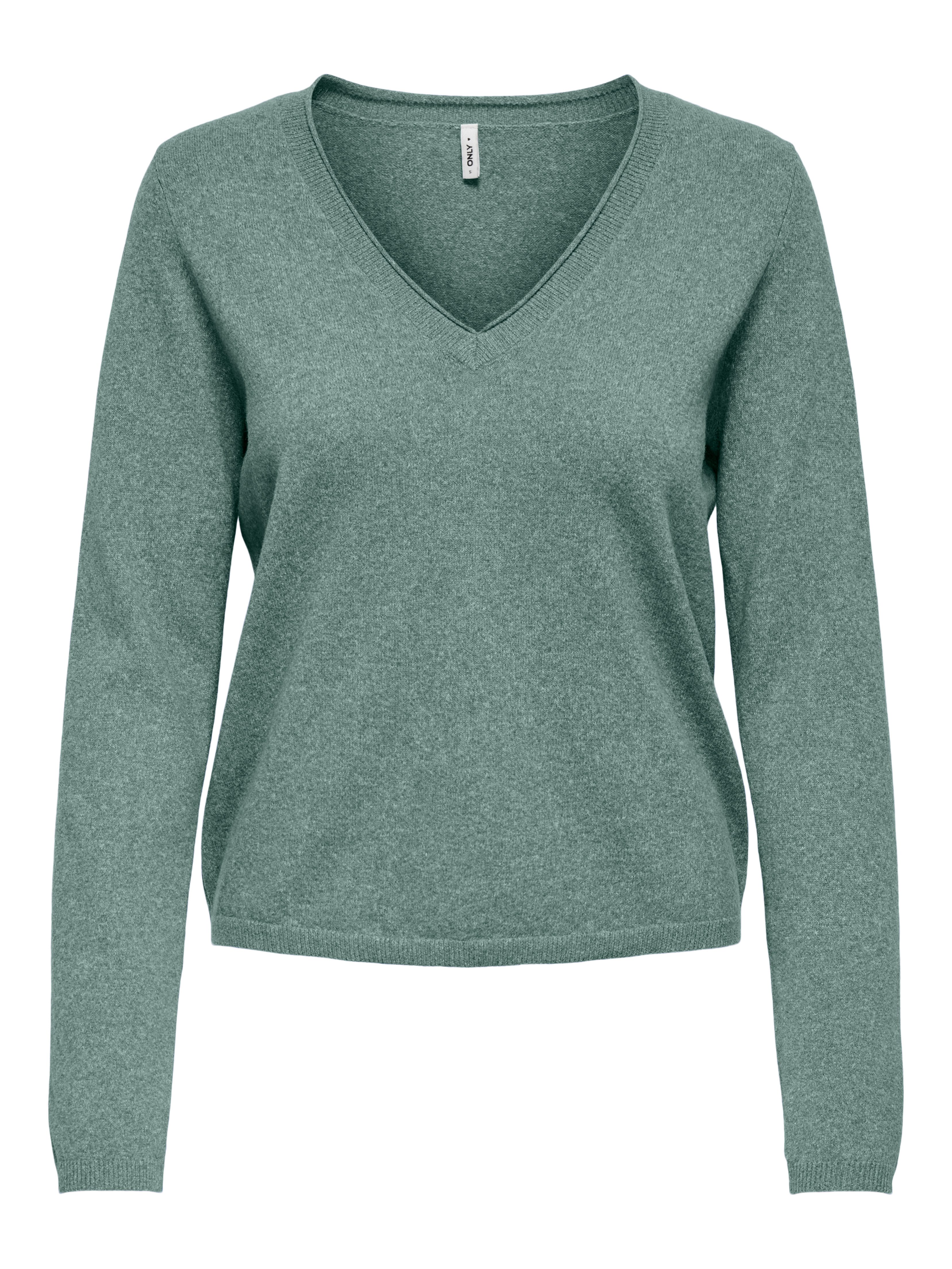 V-Ausschnitt-Pullover ONLLOYAL LIFE LS V-NECK PULLO KNT NOOS