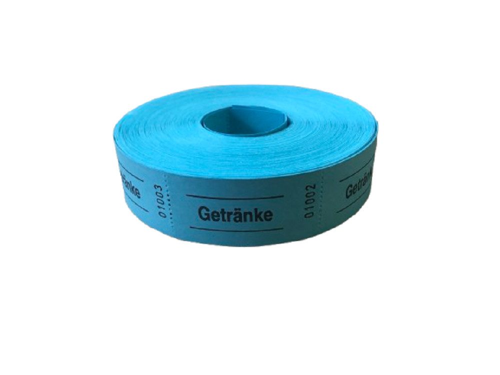 Lomatek Formularblock Getränkemarke, Getränkemarken, Liefermenge = 1 Rolle mit 1000 Marken