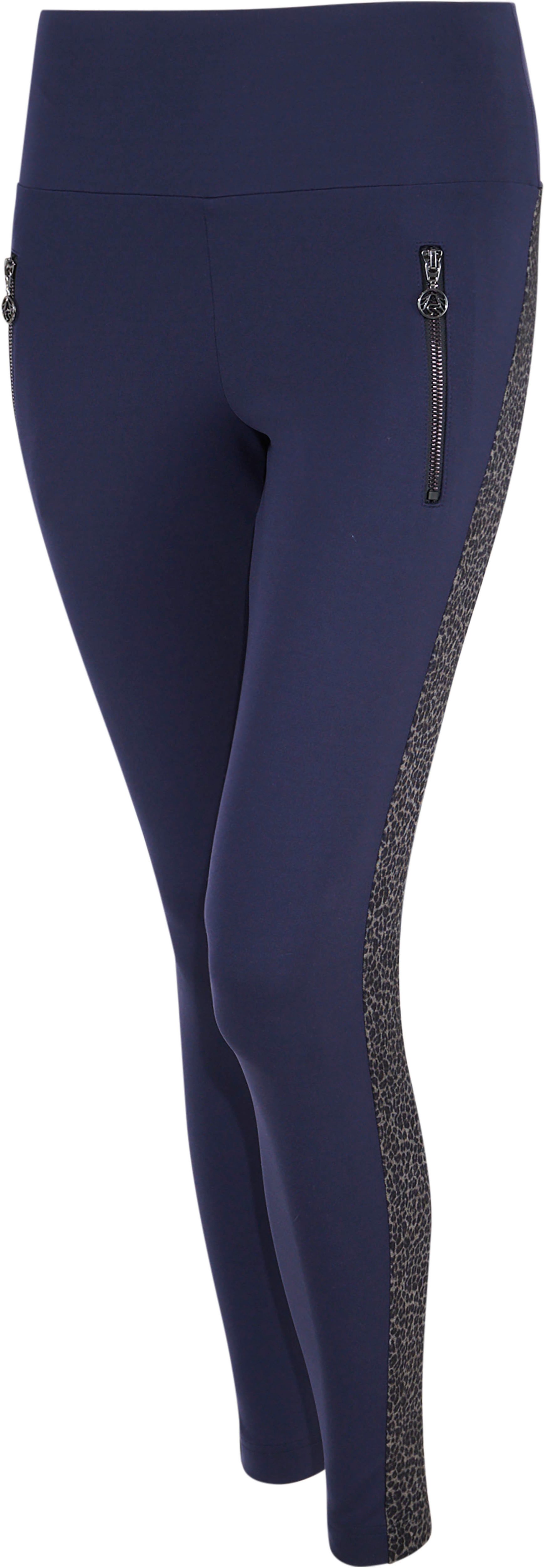 Sportalm Kitzbühel Röhrenhose mit Animalprint-Streifen an günstig online kaufen