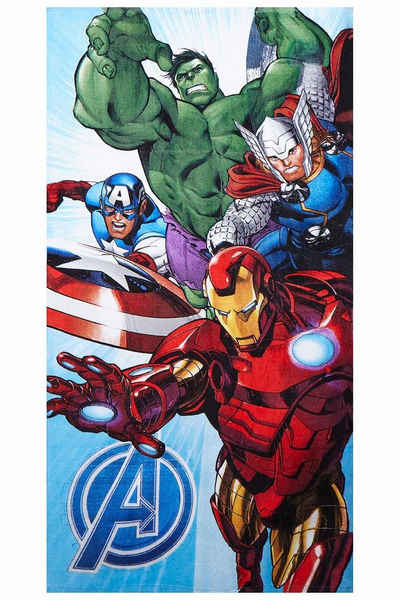 Jerry Fabrics Strandtücher Marvel Avengers, Frottee (1-St)