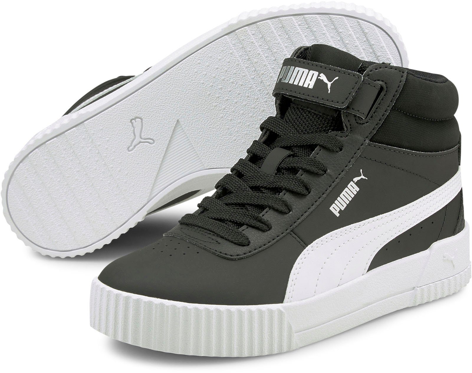 puma carina mid top trainers