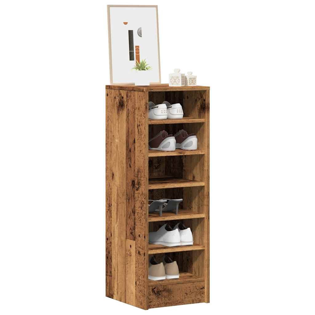 vidaXL Schuhschrank Schuhschrank Altholz-Optik 32x35x92 cm günstig online kaufen