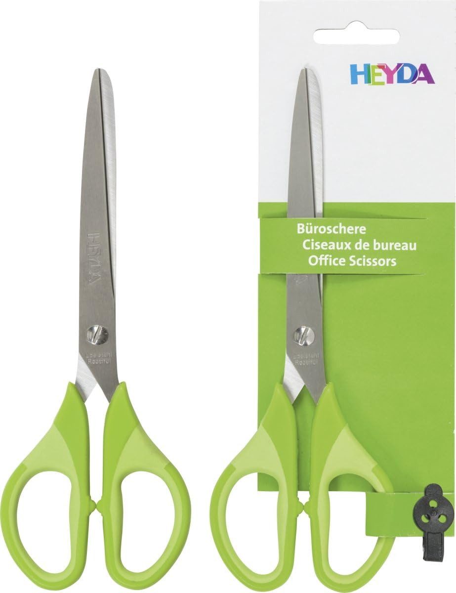 Heyda Spiel HEYDA Colour Code Büroschere 18 cm Kiwi/Grün