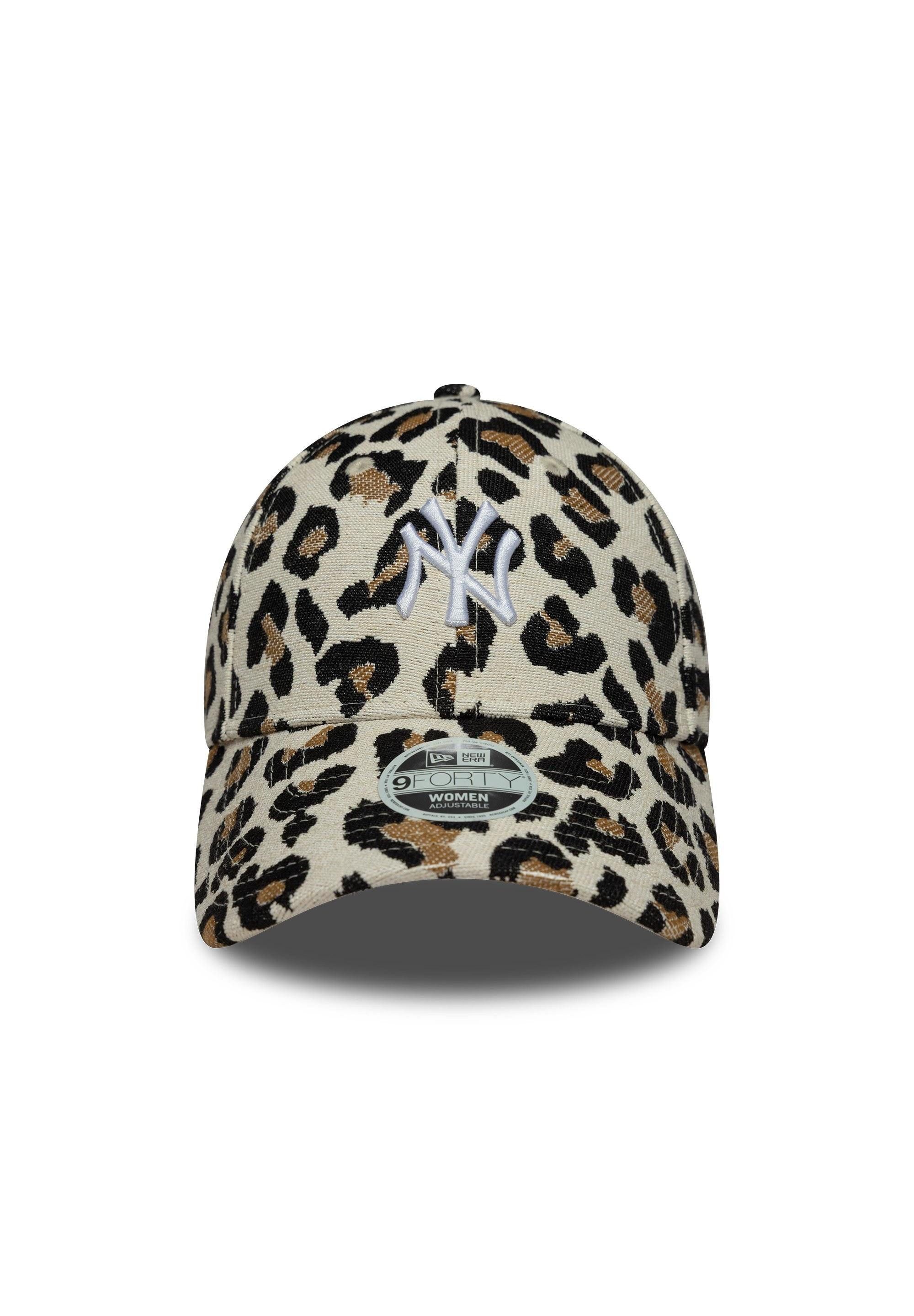 New Era Baseball Cap New York Yankees New Era MLB Leopard Midi 9Forty Women Cap Beige Schwa (1-St)