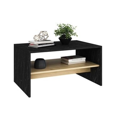 Skye Decor Couchtisch Apollon OLV, Schwarz, 46,8x90x45 cm