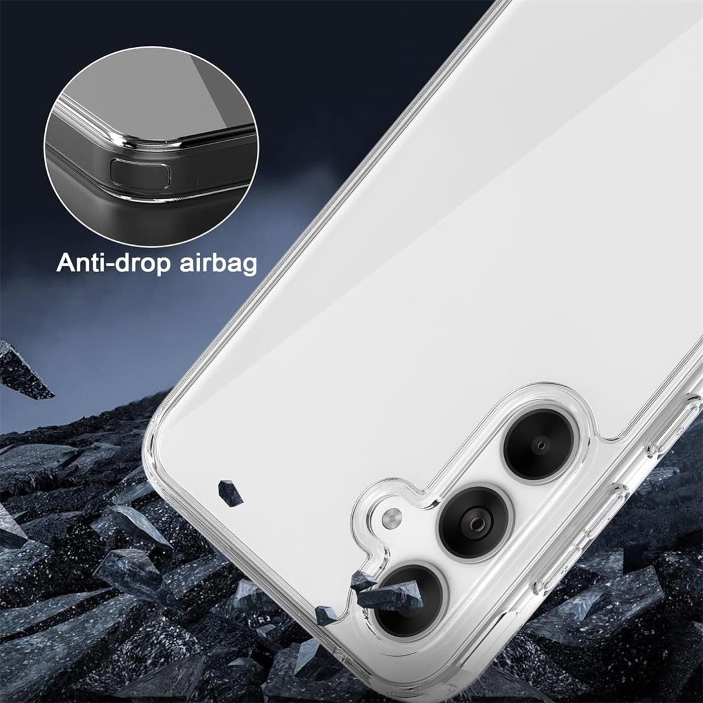 CoolGadget Handyhülle Transparent Ultra Slim Case für Samsung Galaxy A55 5G 6,6 Zoll, Silikon Hülle Dünne Schutzhülle für Samsung A55 5G Hülle – Bild 5 von 5