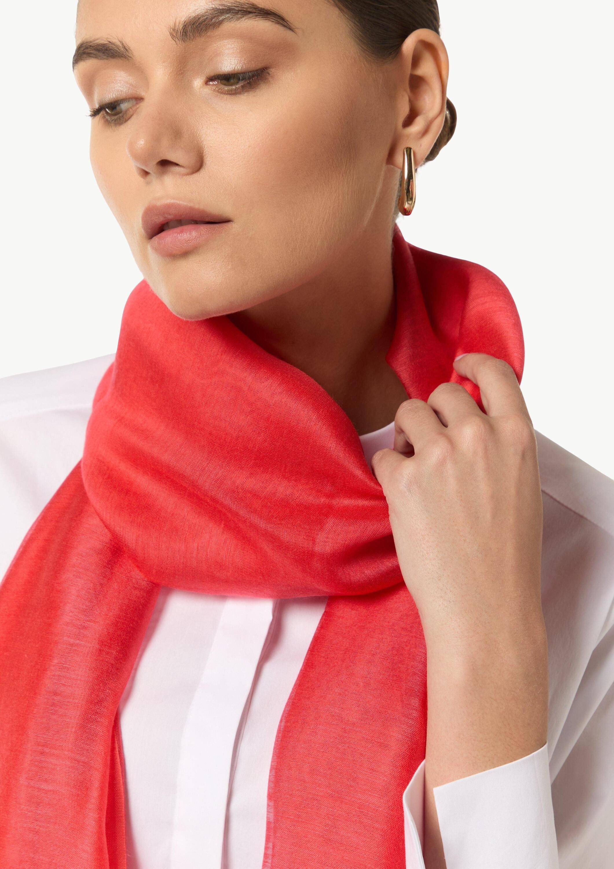 comma Schal Tuch, Tuch aus Seidenmix günstig online kaufen