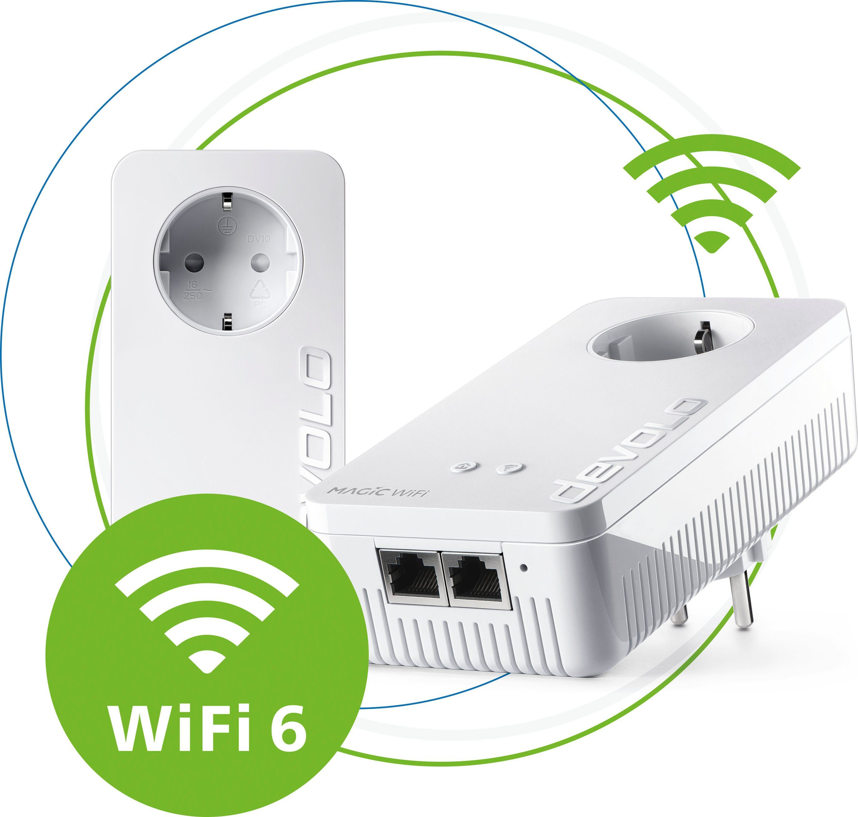 Adapter Kit DEVOLO Magic zu WiFi 2 6 Starter (Ethernet) RJ-45