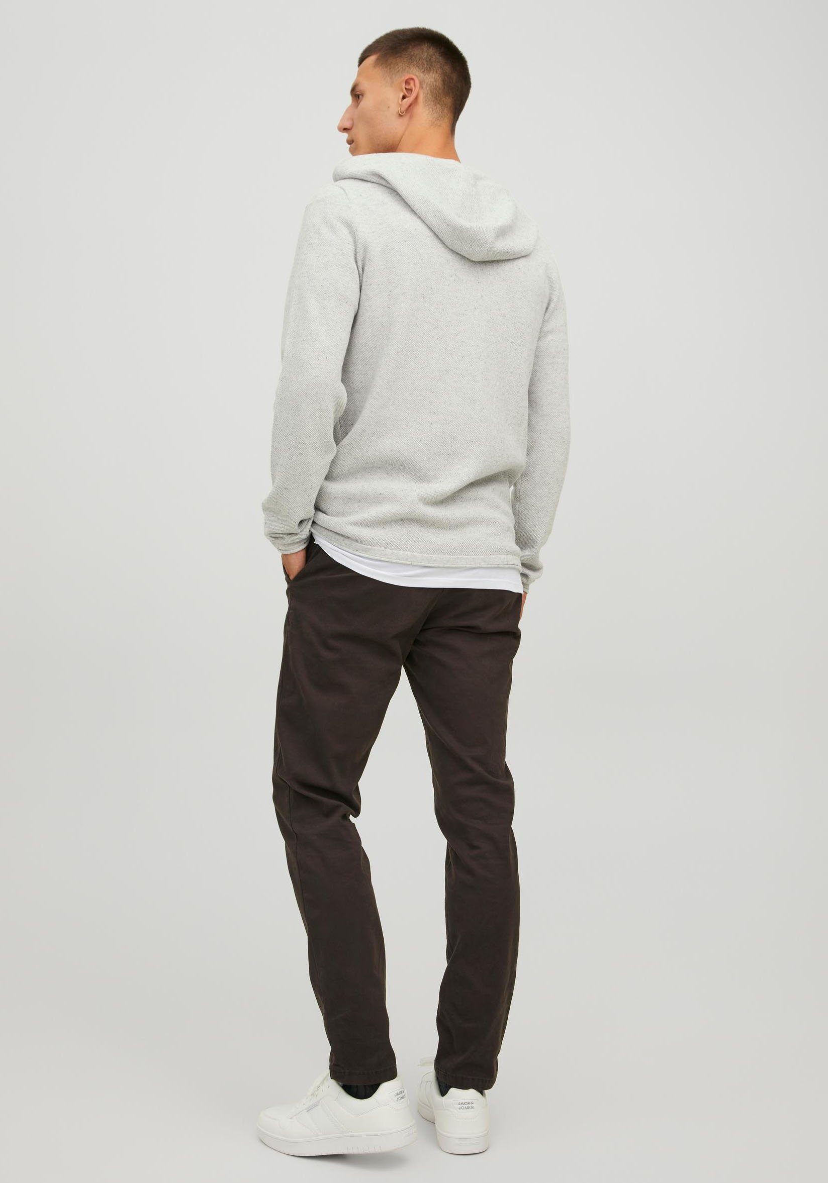 Melange KNIT Grey & Jones Jack CARDIGAN Light Kapuzenstrickjacke HILL