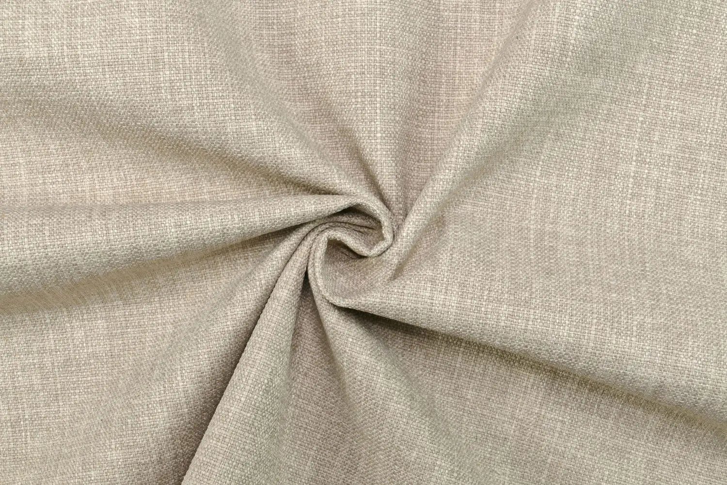 Stofferia Stoff Polsterstoff Leinenoptik Fleckschutz Lenny Beige, Meterware