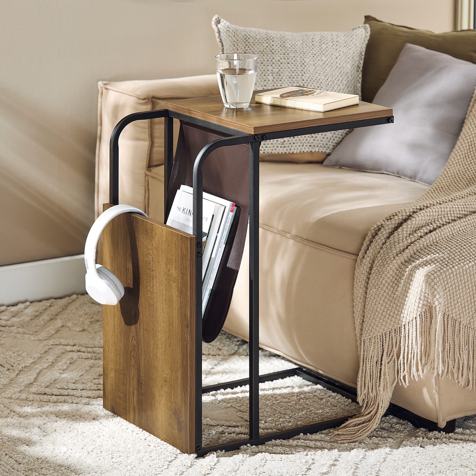 SoBuy Beistelltisch FBT140, Nachttisch Sofatisch Betttisch günstig online kaufen