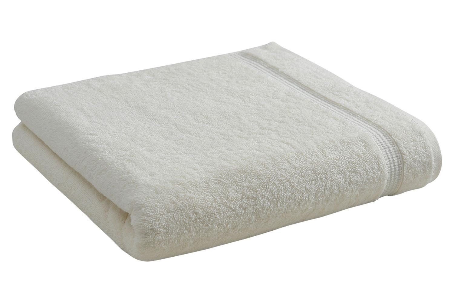 MONDO Duschtuch FERI, B 67 cm, L 140 cm, Weiß, (1-St), 100 % Baumwolle