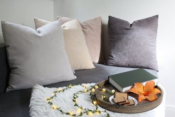 Deco-Raum Dekokissen Kissen für Couch und Sofa mit Füllung mit Reißverschluss, Zierkissen, Couchkissen, Sofakissen