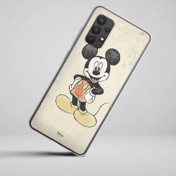 DeinDesign Handyhülle Offizielles Lizenzprodukt Mickey & Minnie Mouse Wasserfarbe, Samsung Galaxy A32 4G Silikon Hülle Bumper Case Handy Schutzhülle