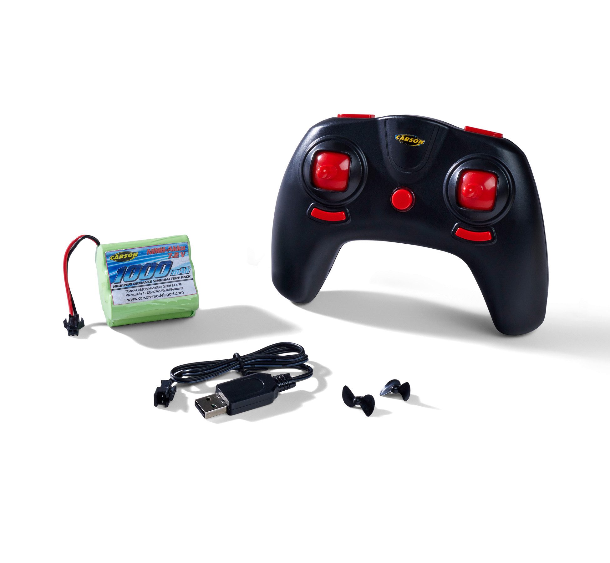 CARSON Carson RC Polizeiboot 2,4Ghz 100% RTR RC-Ladegerät