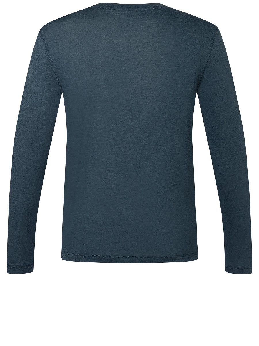 SUPER.NATURAL Sweatshirt für Herren, Merino ALMOST DONE Skitour Motiv, Berge