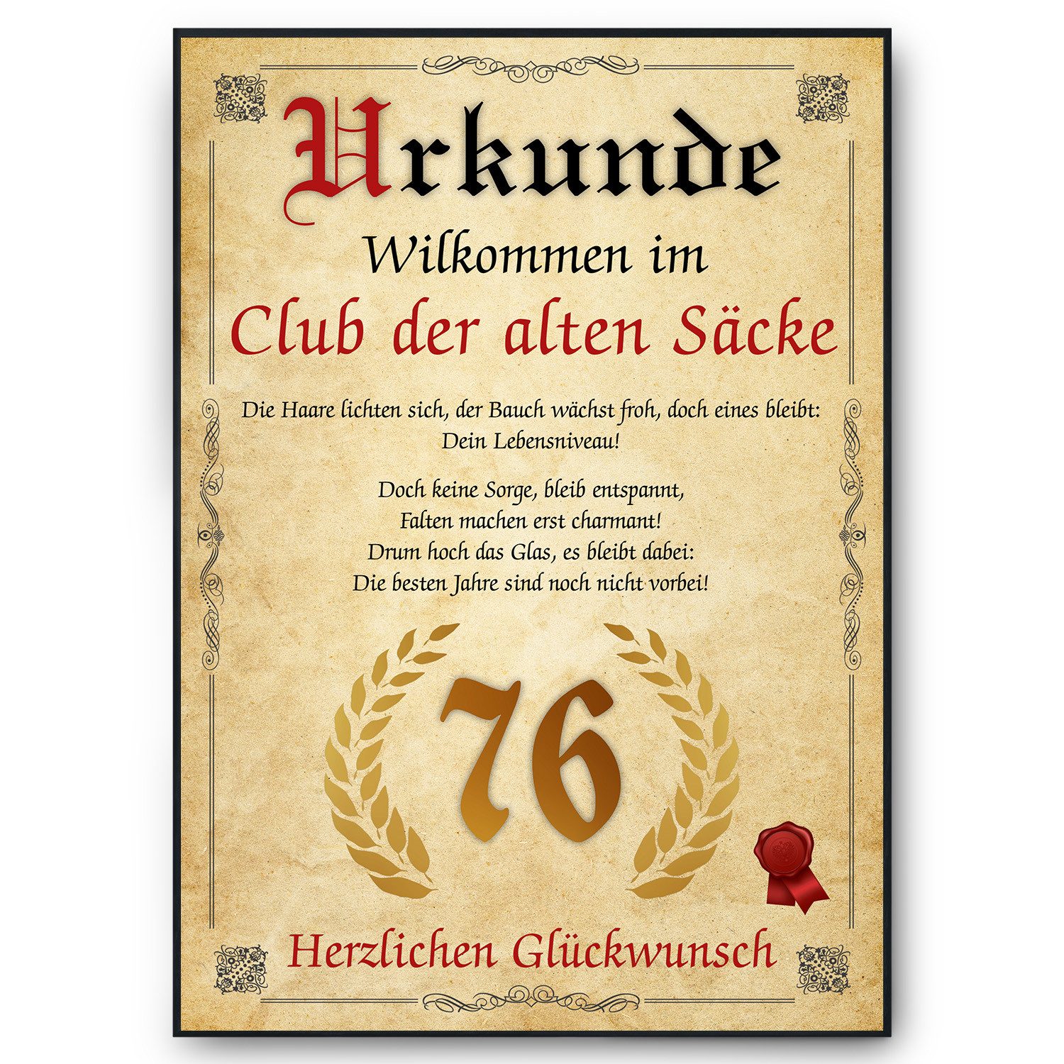 Tigerlino Poster Geburtstag Mann Geschenk Lustige günstig online kaufen