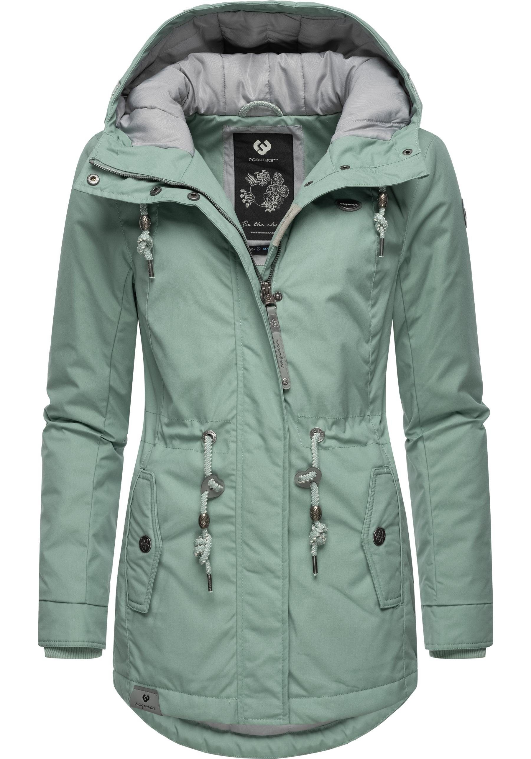 Ragwear Winterjacke Monadis Black Label stylischer Winterparka für die kalt günstig online kaufen