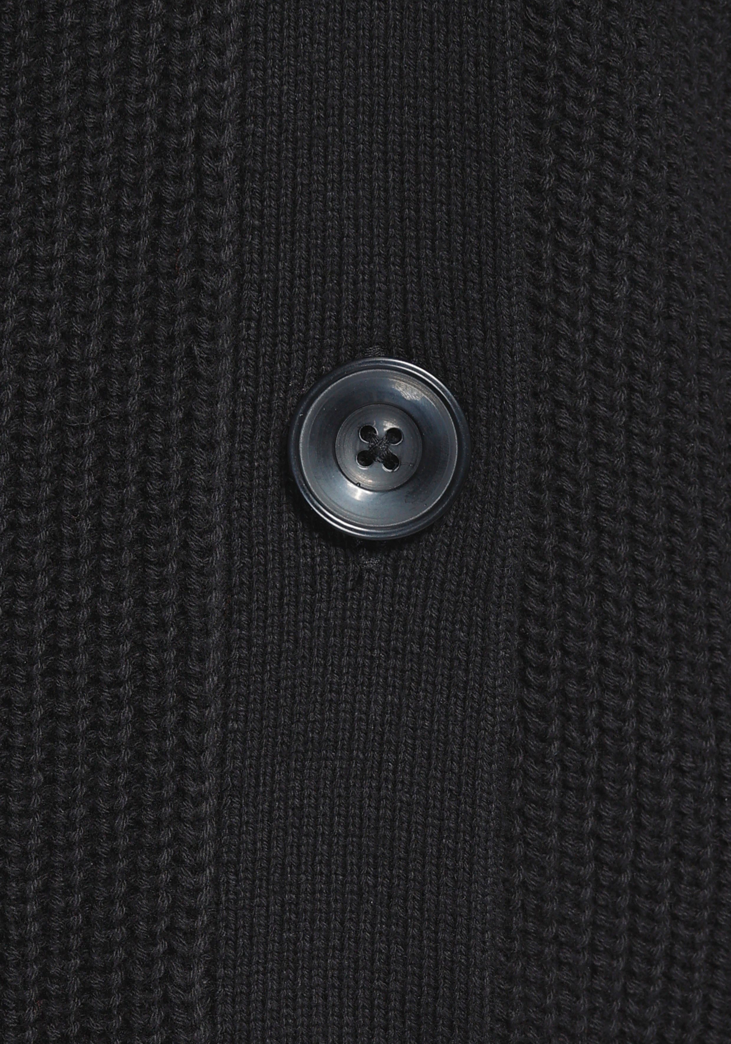 OTTO products aus Strickjacke zertifizierter Bio-Baumwolle schwarz