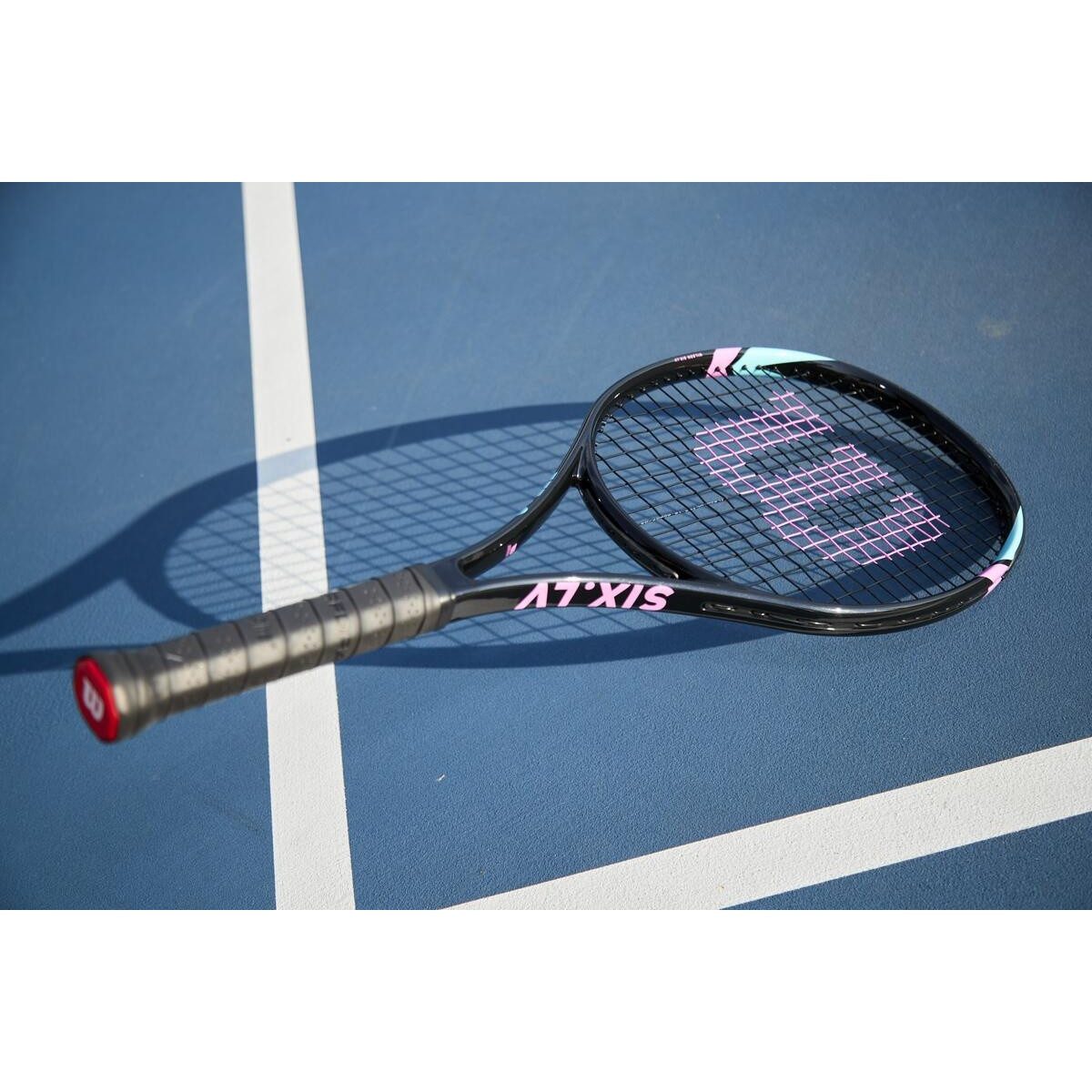 Wilson Tennisschläger Six LV #23 100in/284g/Allround schwarz - besaitet
