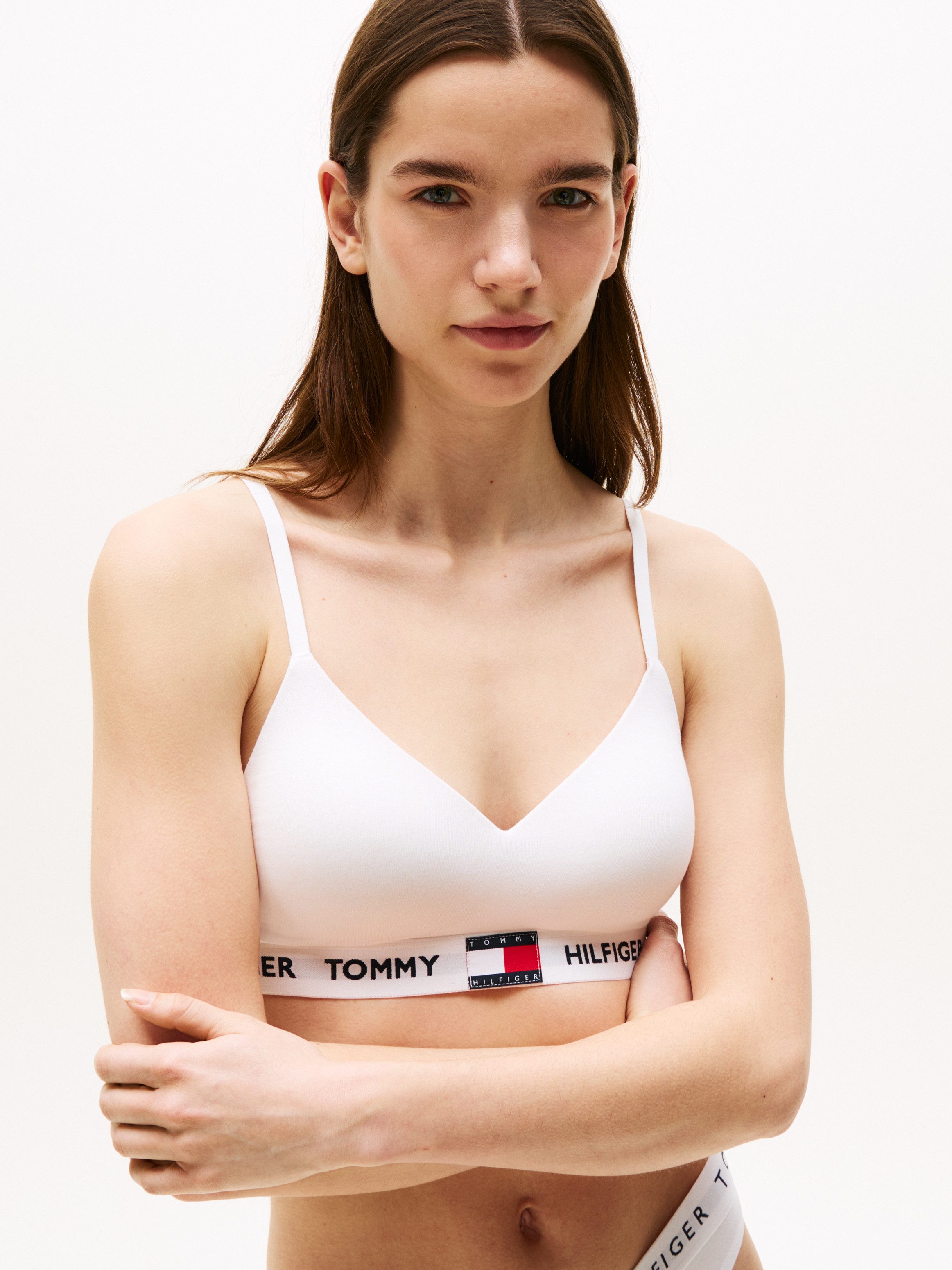 Tommy Hilfiger Underwear Bralette-BH BRALETTE LIFT mit kontrastfarbenen Details, mit Logoschriftzug