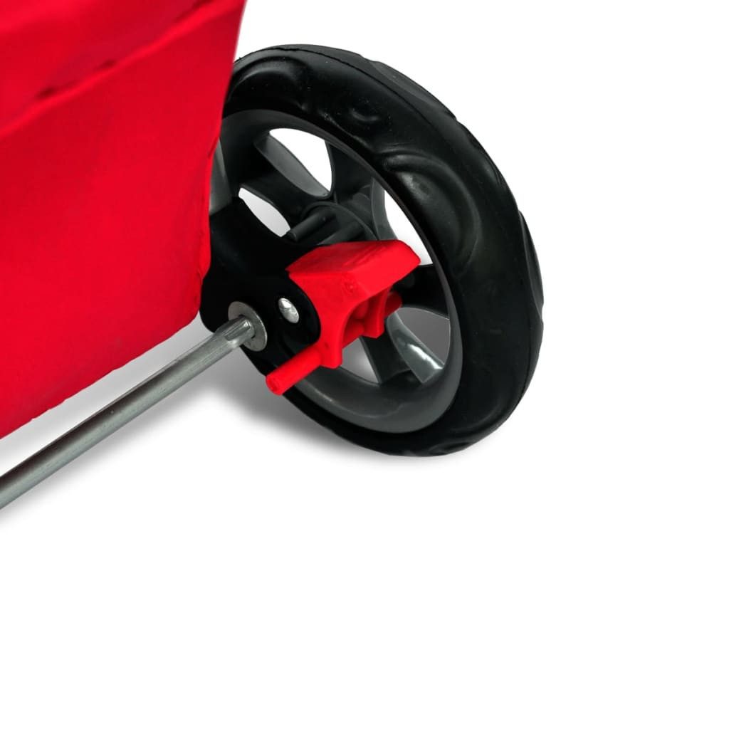 vidaXL Hundebuggy Hundewagen Hundebuggy Rot