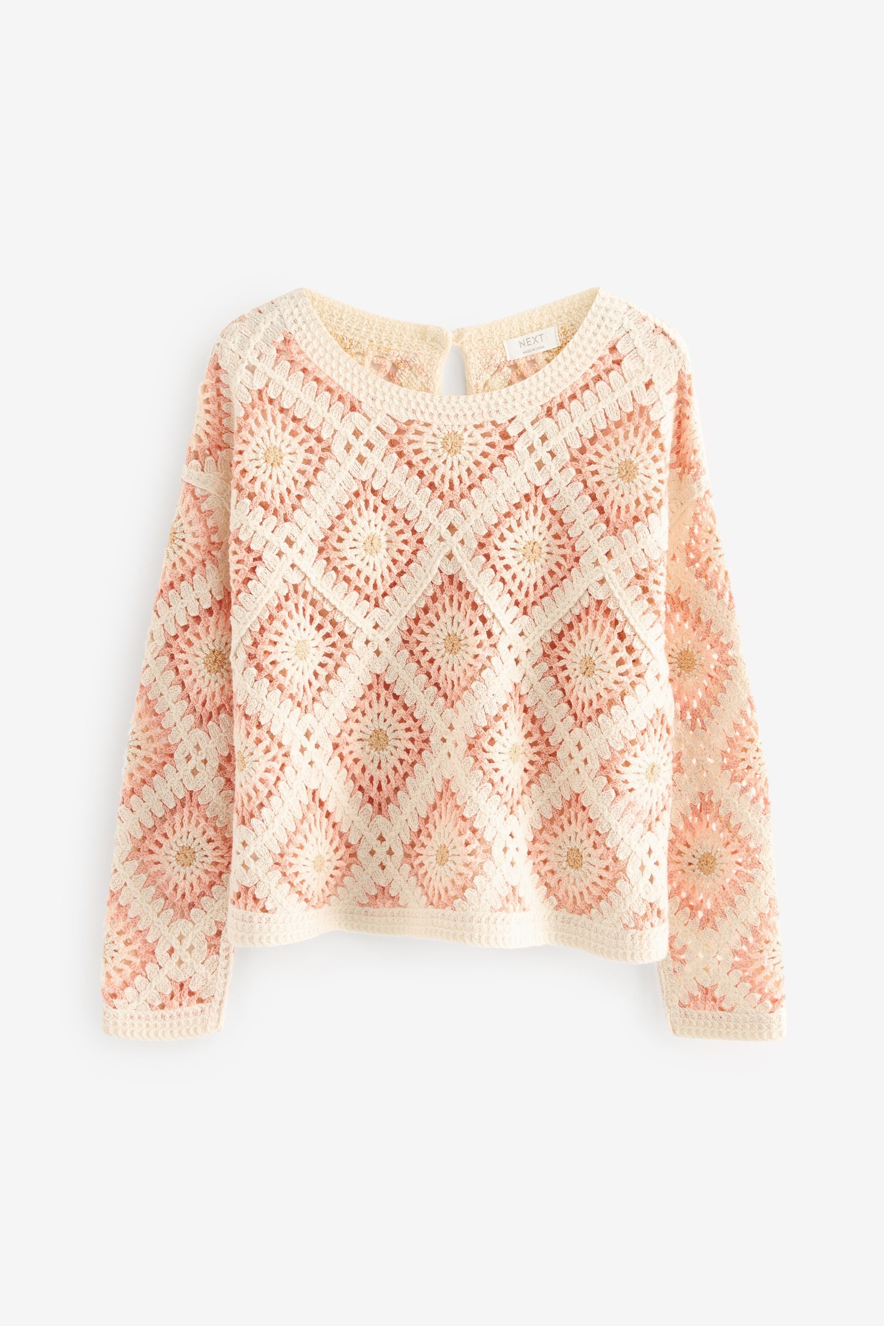 Next Ajourpullover Häkelpullover (1-tlg)