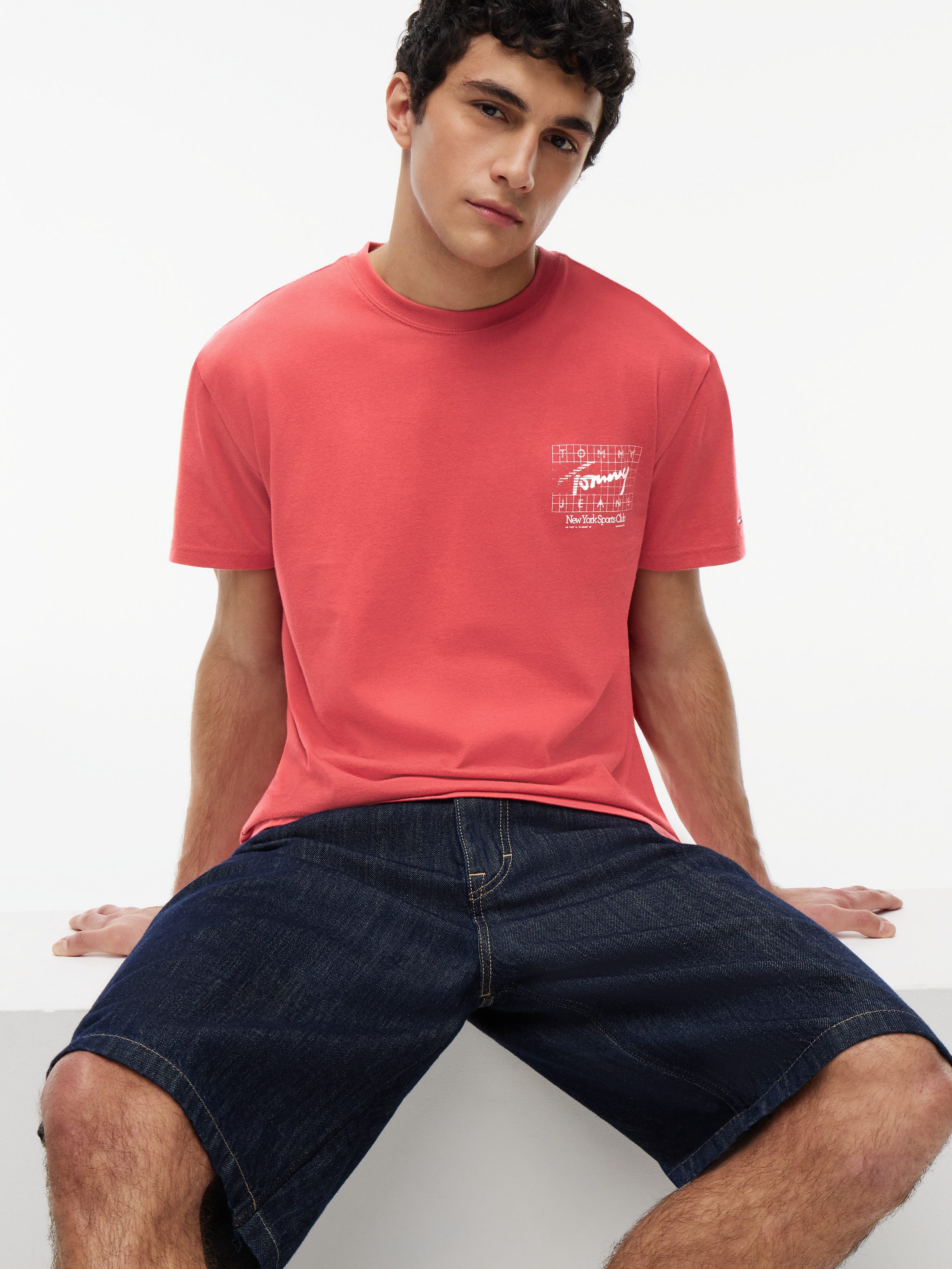 Tommy Jeans T-Shirt TJM REGULAR SIGNATURE FLAG