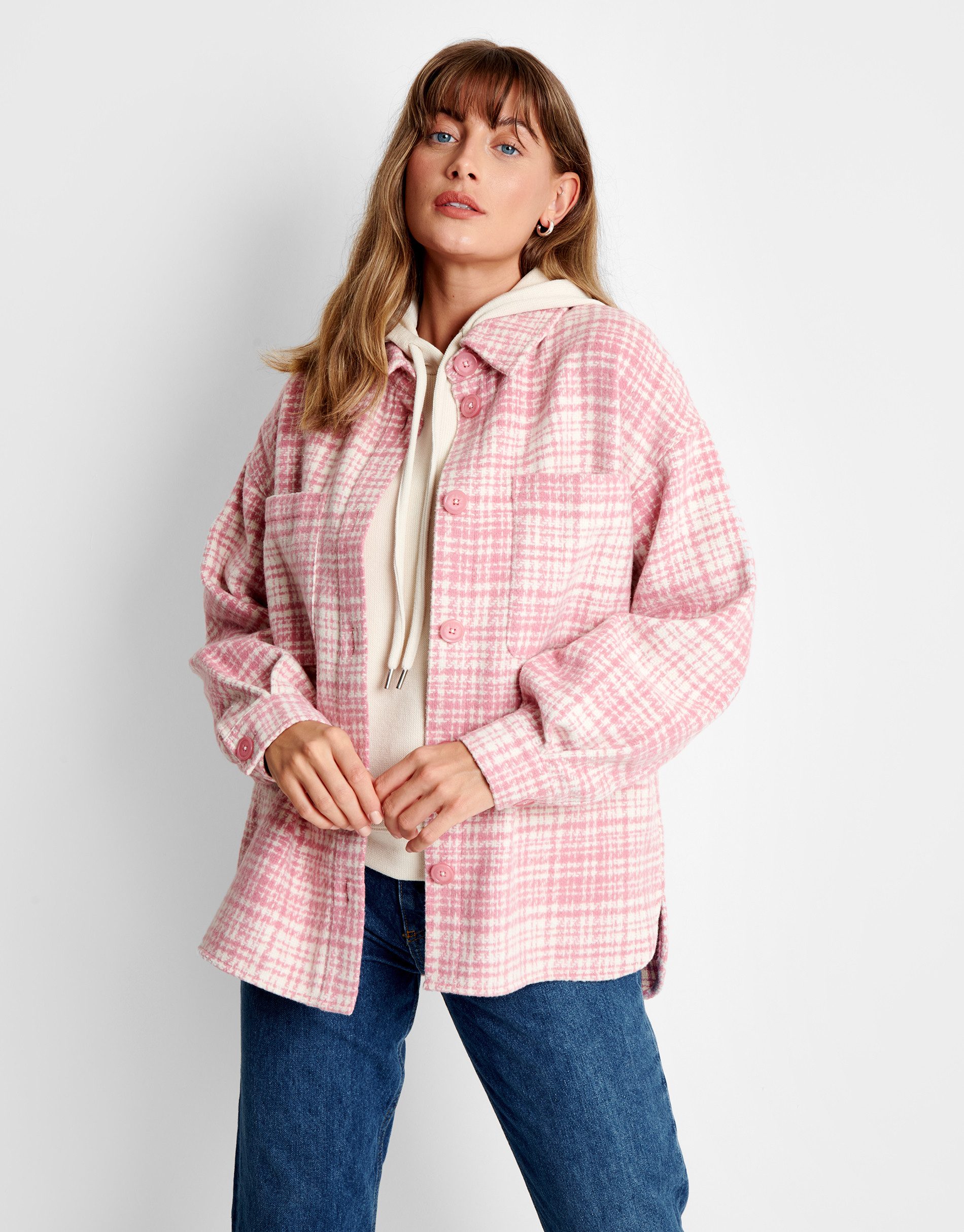 Threadbare Flanellbluse Drake Shacket im tollen Karo-Design günstig online kaufen