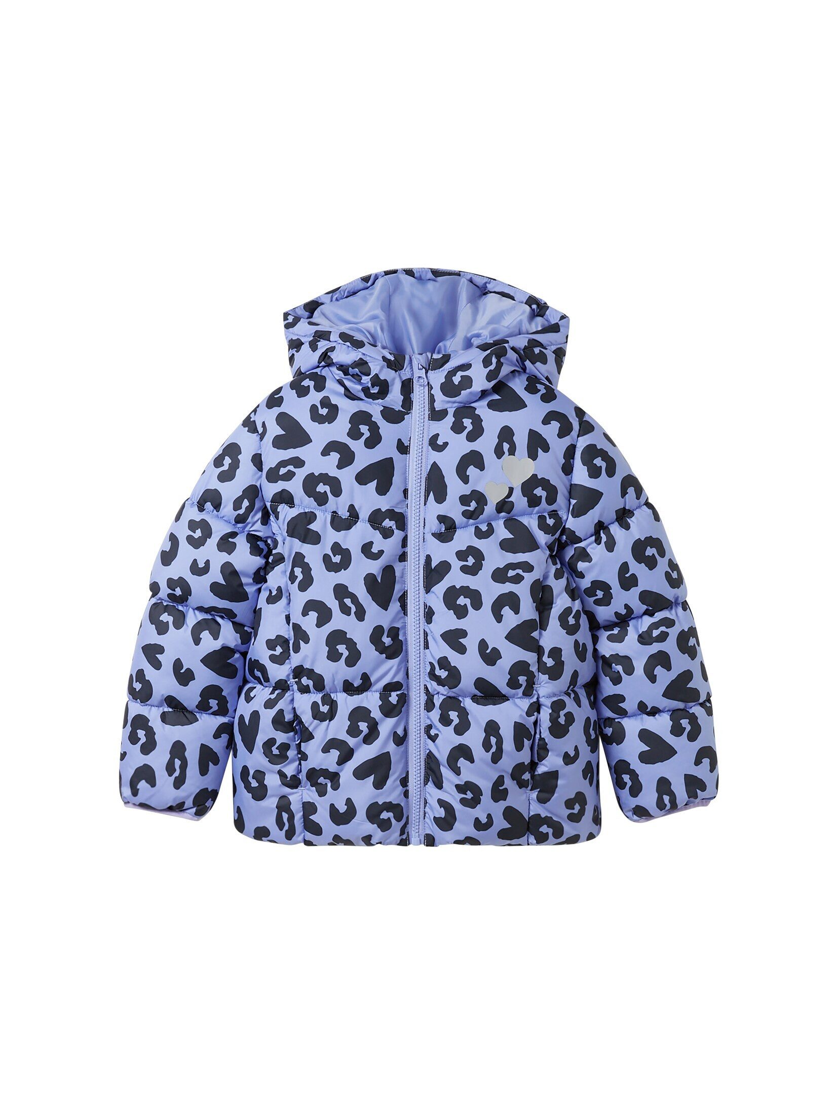 Steppjacke Pufferjacke mit Allover Print