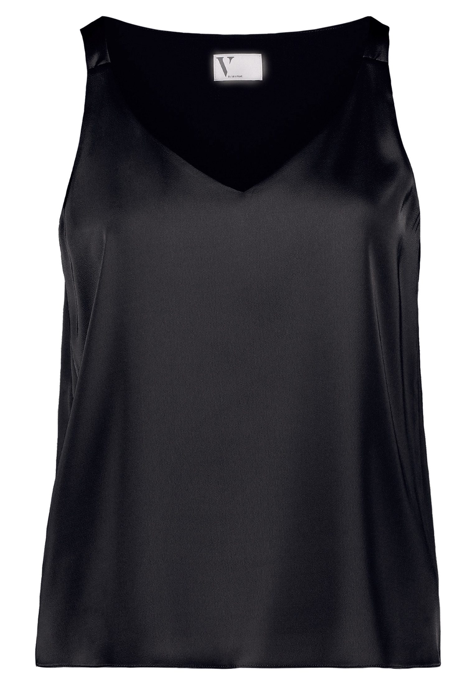 Vera Mont Satinbluse "Damen Satin-Bluse mit V-Ausschnitt" günstig online kaufen