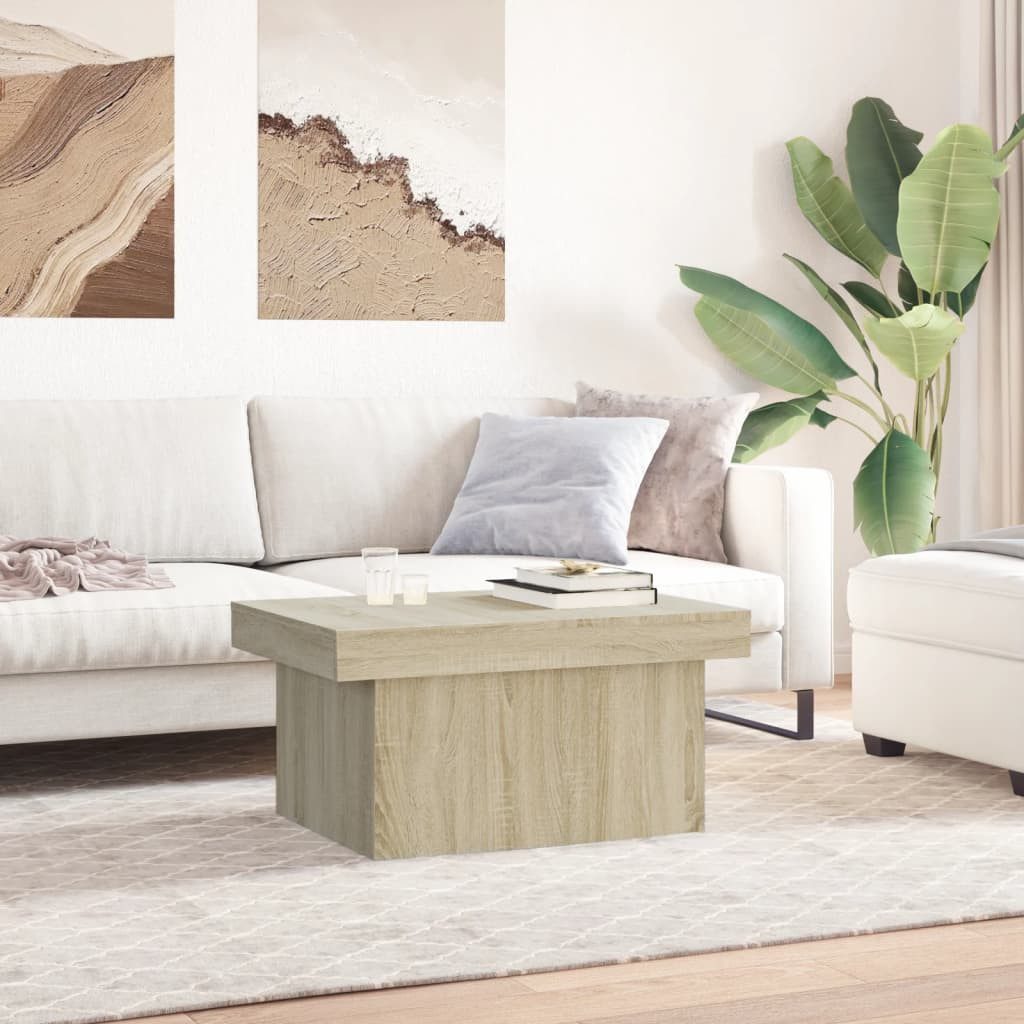 vidaXL Couchtisch Couchtisch Sonoma-Eiche 80x55x40 cm günstig online kaufen