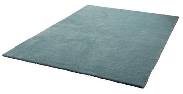 Teppich TOUCH, Türkis, 120 x 170 cm, Polyester, Uni, Balta Rugs, rechteckig, Höhe: 20 mm