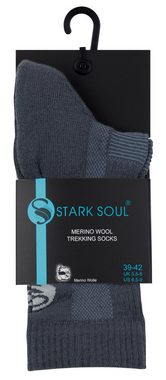 Stark Soul® Funktionssocken Merino Outdoor Trekking Socken, Unisex (1-Paar) 1 oder 3 Paar